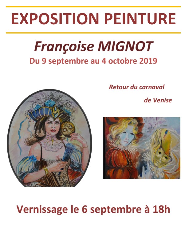 Exposition Françoise MIGNOT